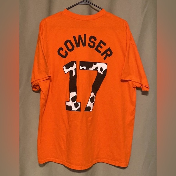 Baltimore Orioles Cowers 17 The Milkman Short Sleeve Tee Orange size XL - Picture 2 of 4